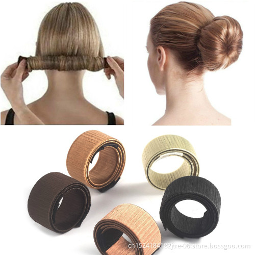 Magic Hair Bun Maker Donut DIY Curler Roller French Hair Twist braid Doughnuts Accessories Hair styling Tools